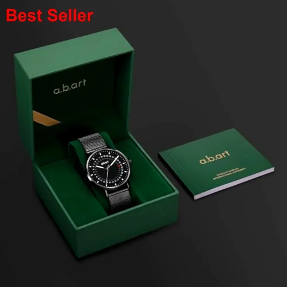 Swiss Parts Quartz Watch with Sapphire Crystal and Milanese Mesh Band
